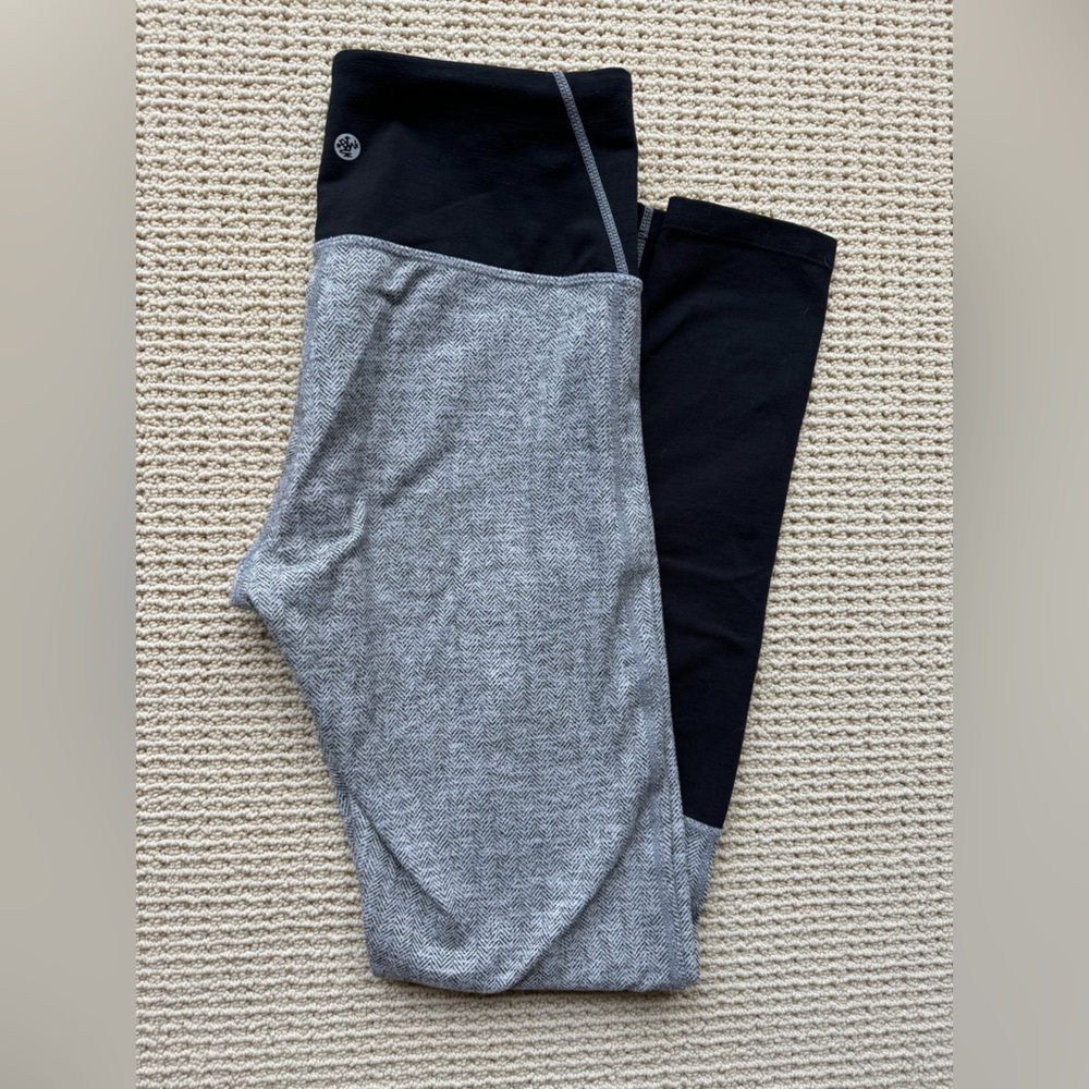 Gray and black Yoga pants